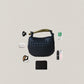 Mini Artisan Classic Dumpling Bag - Gunmetal Gray