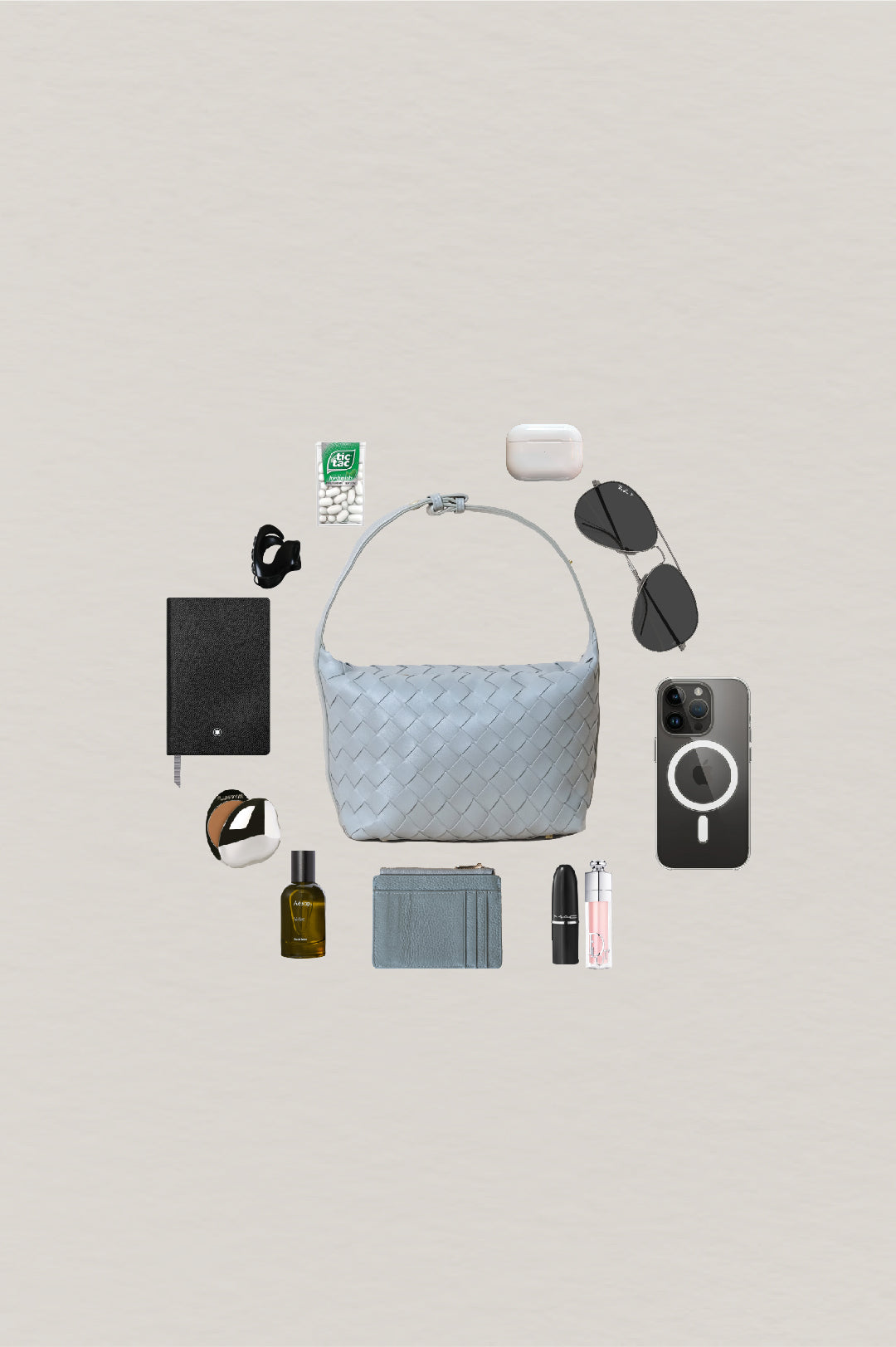 The Artisan Bag - Shinny Agate Grey