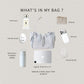 Medium Classic Daily Tote - White (With Charm)