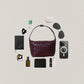 The Artisan Bag - Shinny Wine Red