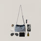 Artisan Signature Cloud Bag - Black and White