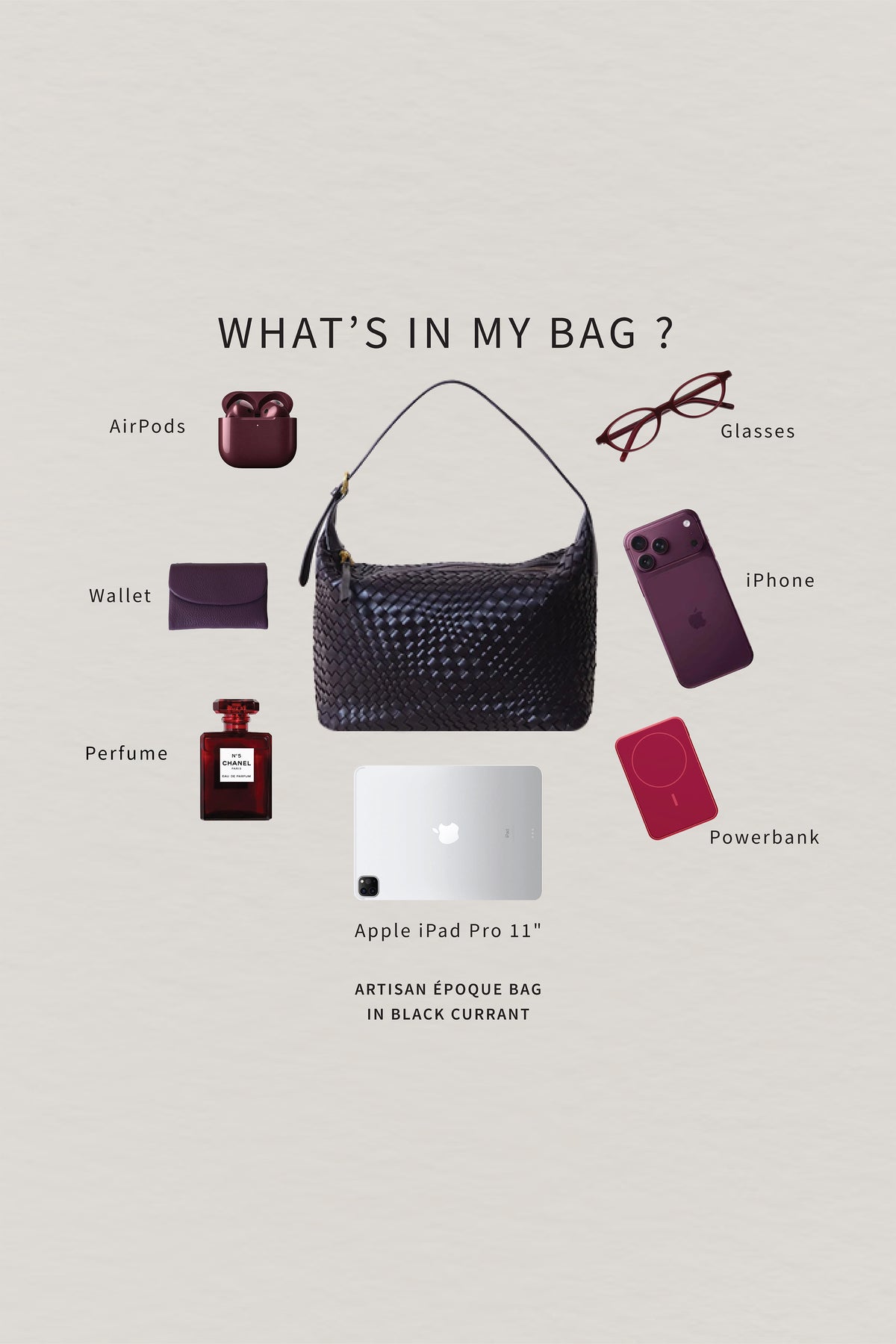 Artisan Époque Bag - Black Currant