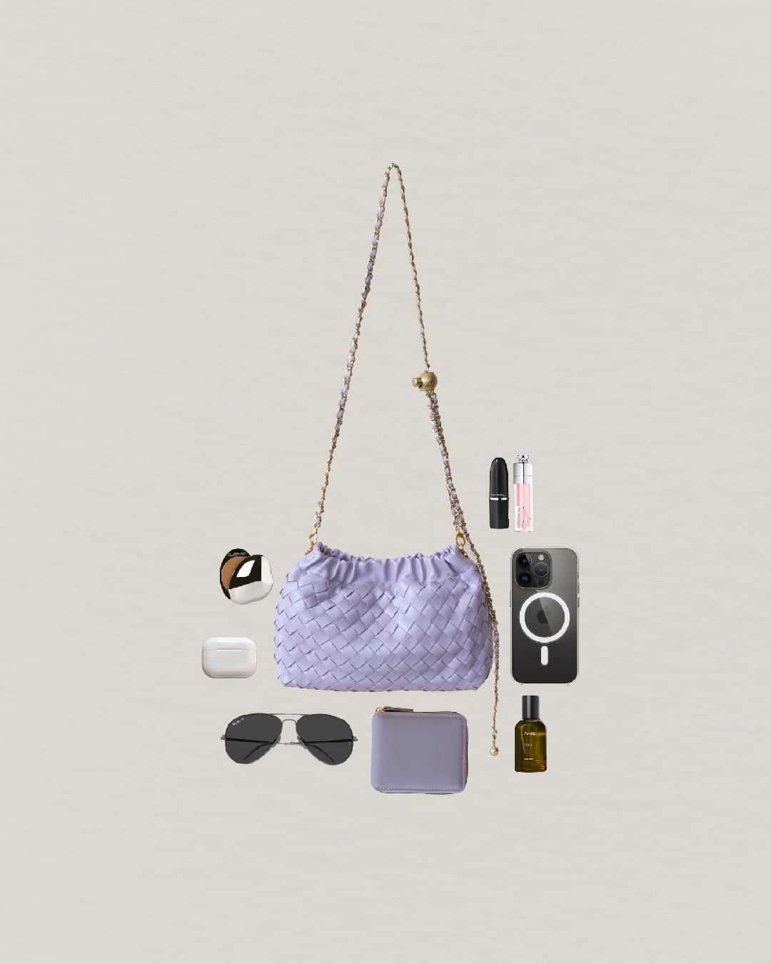 Artisan Signature Cloud Bag - Light Purple