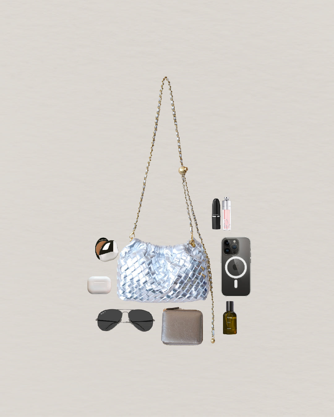 Artisan Signature Cloud Bag - Silver