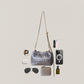 Artisan Signature Cloud Bag - Metallic Gray