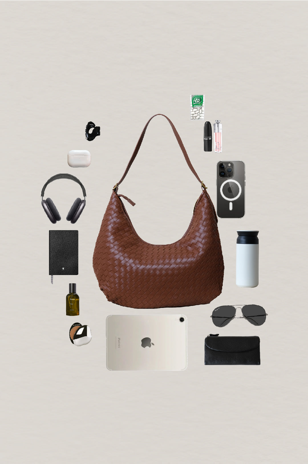 Artisan Classic Moon Bag - Shinny Chestnut