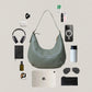 Artisan Classic Moon Bag - Mineral Green
