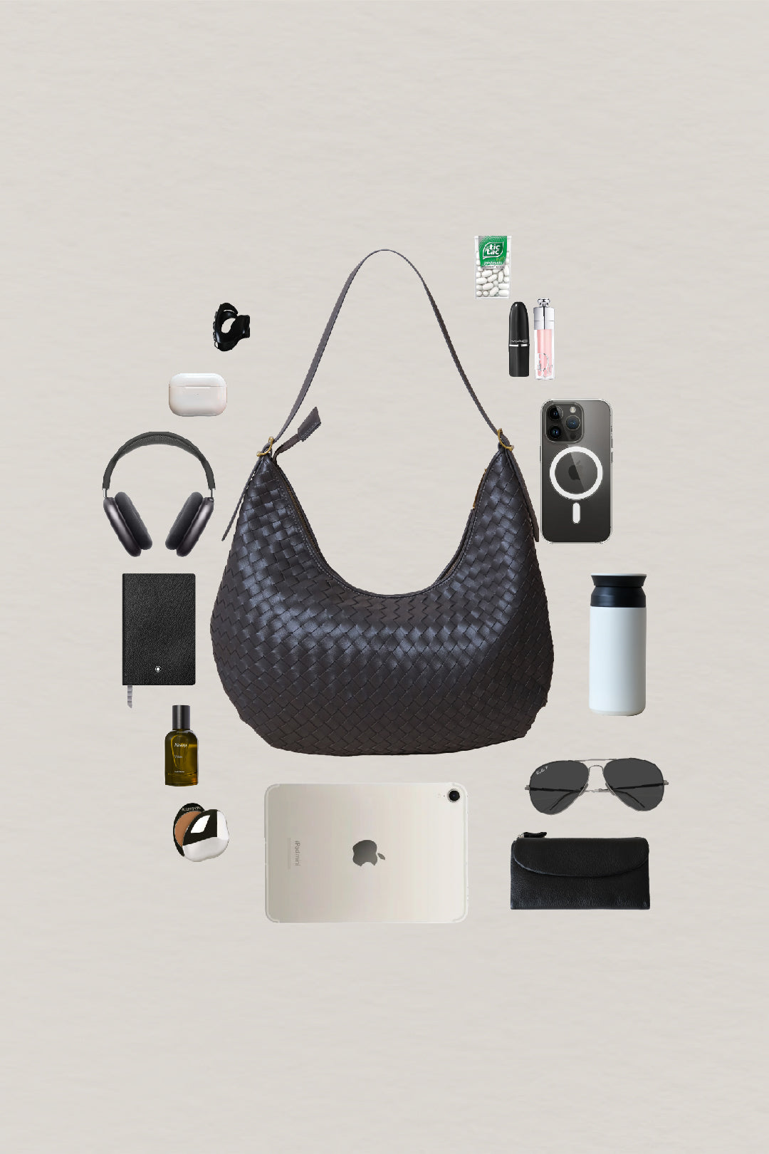 Artisan Classic Moon Bag - Gunmetal Gray