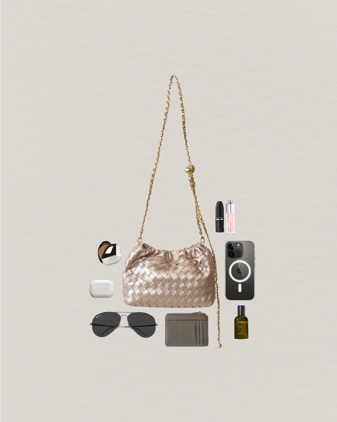 Artisan Signature Cloud Bag - Gold