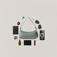 Maison Artisan Colette Baguette Bag - Mineral Green
