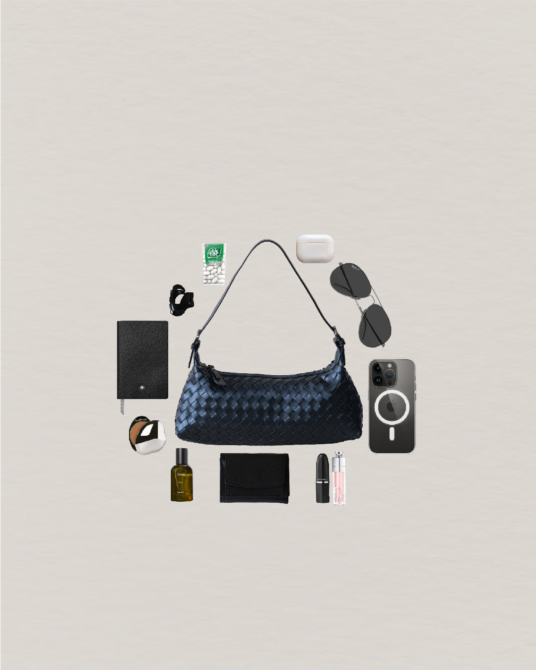 Maison Artisan Colette Baguette Bag - Shinny Black
