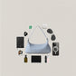 Maison Artisan Colette Baguette Bag - Agate Gray