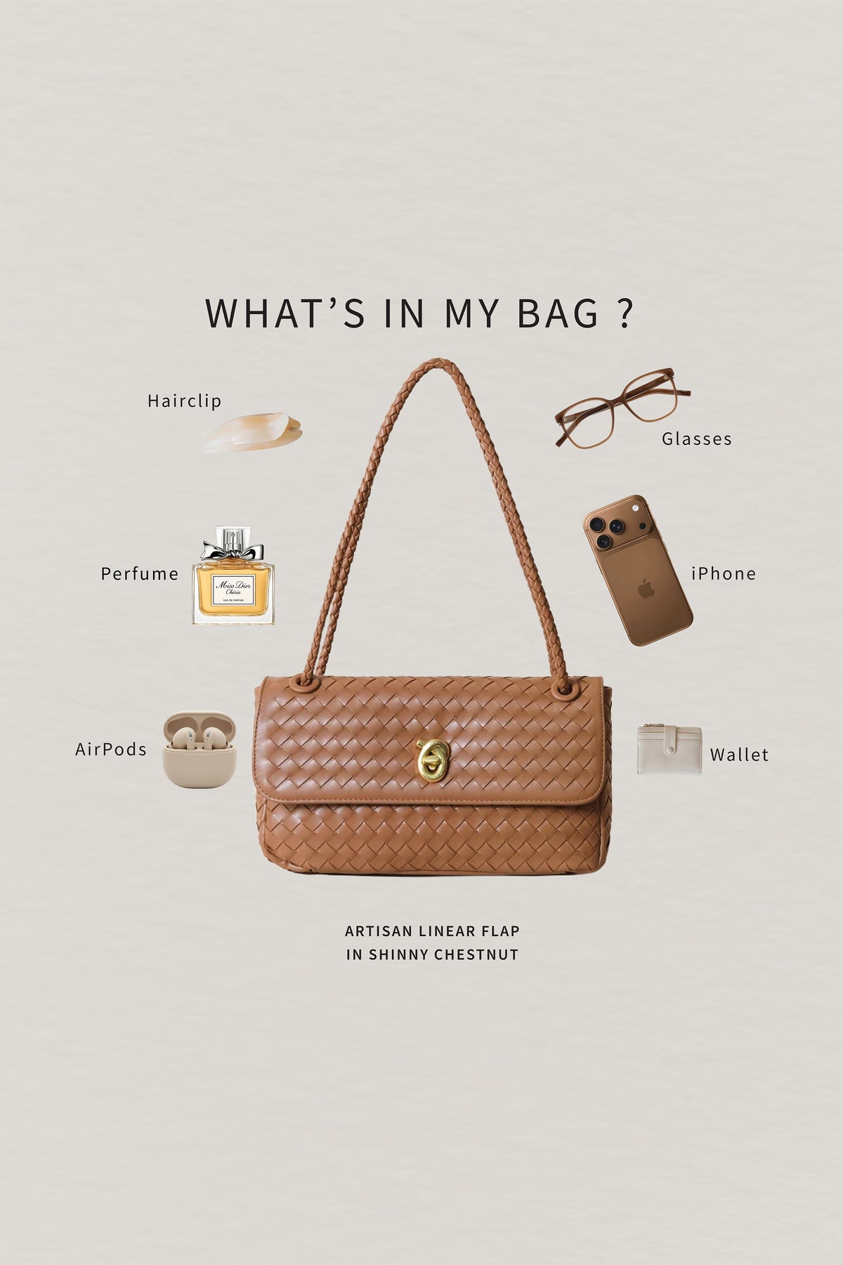Artisan Linear Flap - Shinny Chestnut