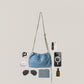Artisan Signature Cloud Bag - Dusty Blue