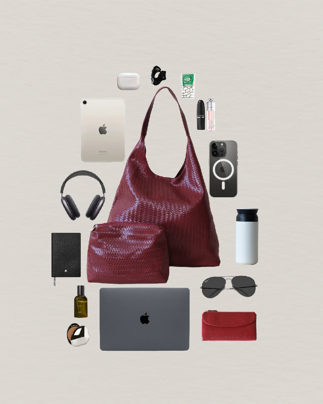 The Pure Elegance Tote - Red