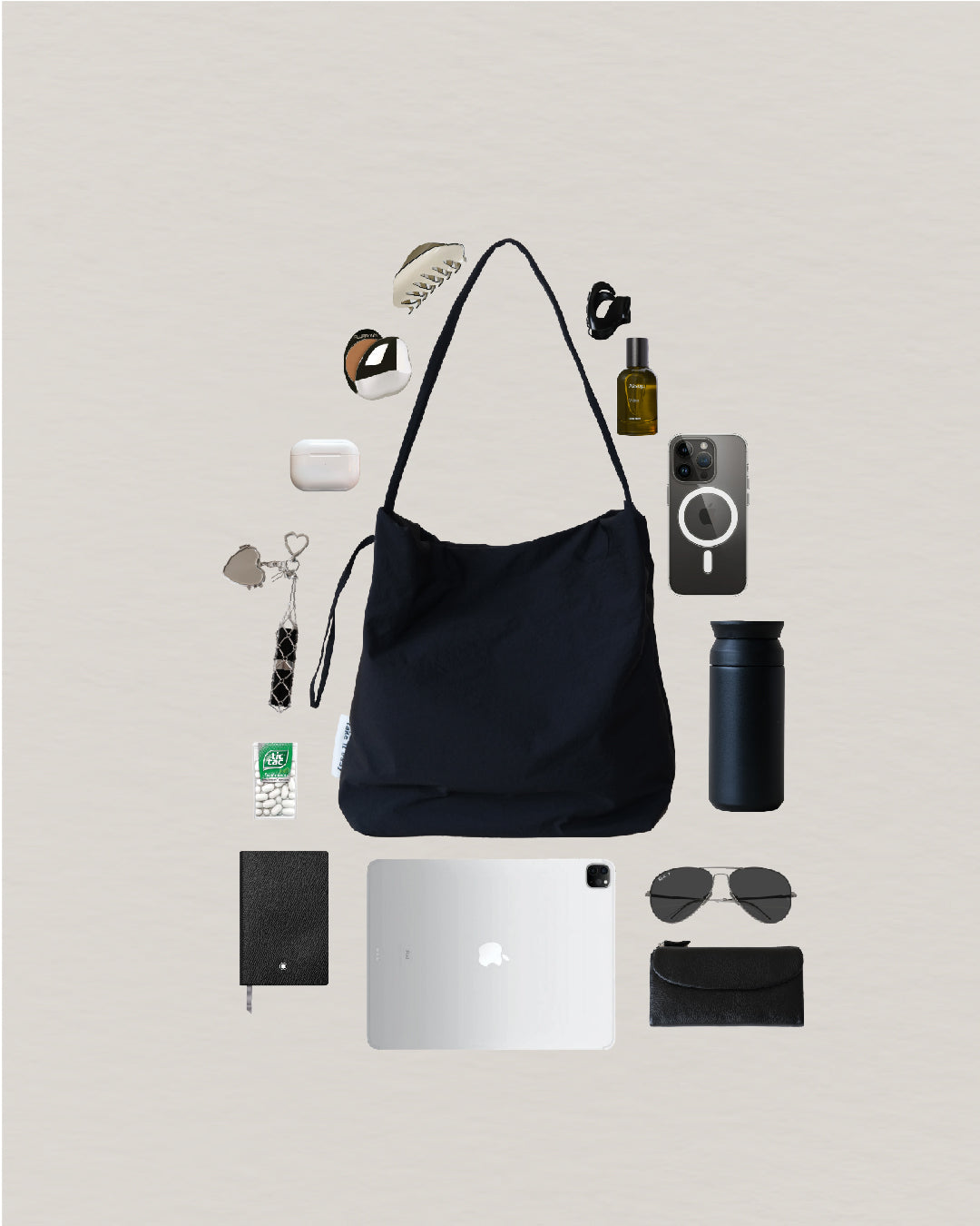 Everyday Nylon Carryall - Classic Black