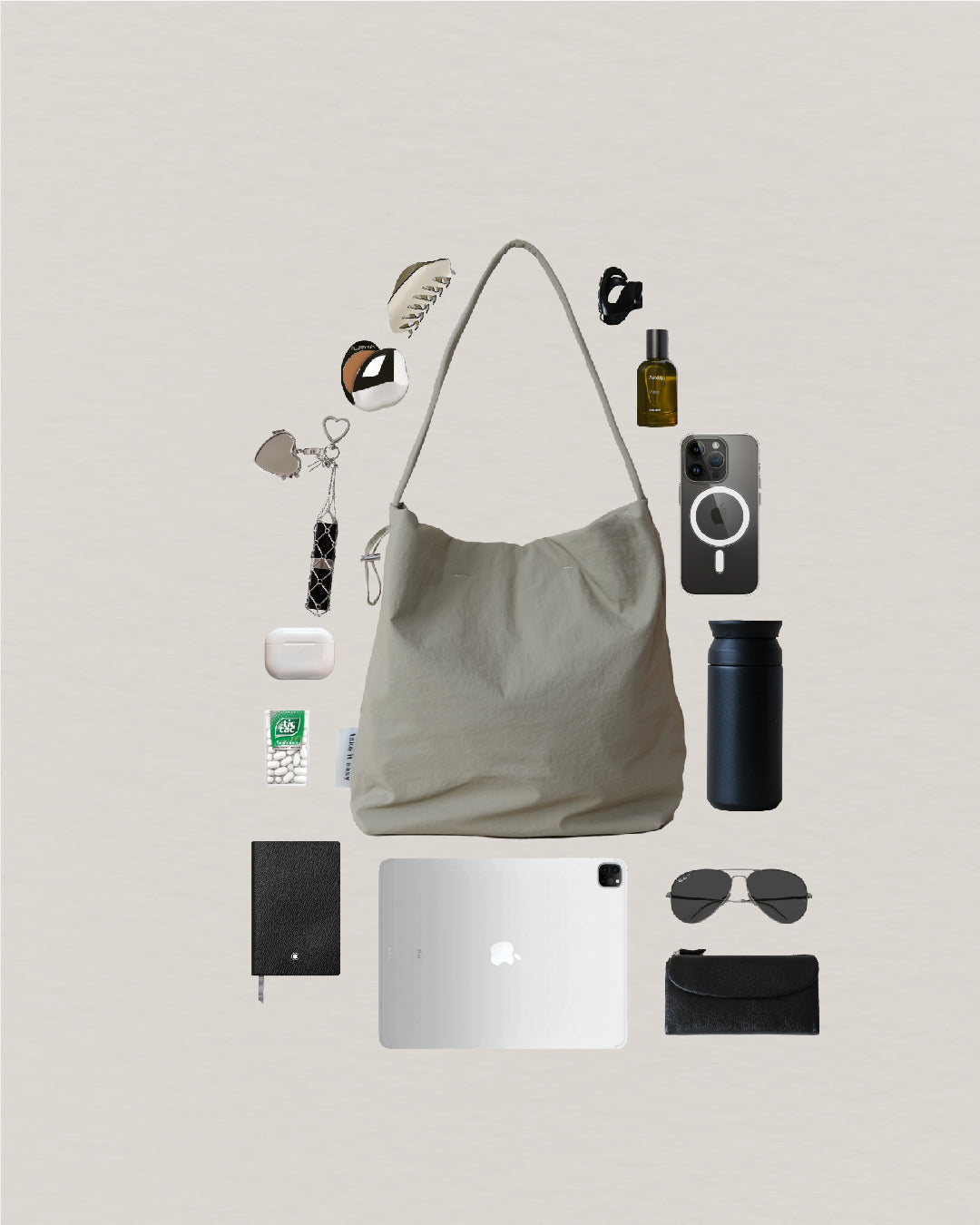 Everyday Nylon Carryall - Green