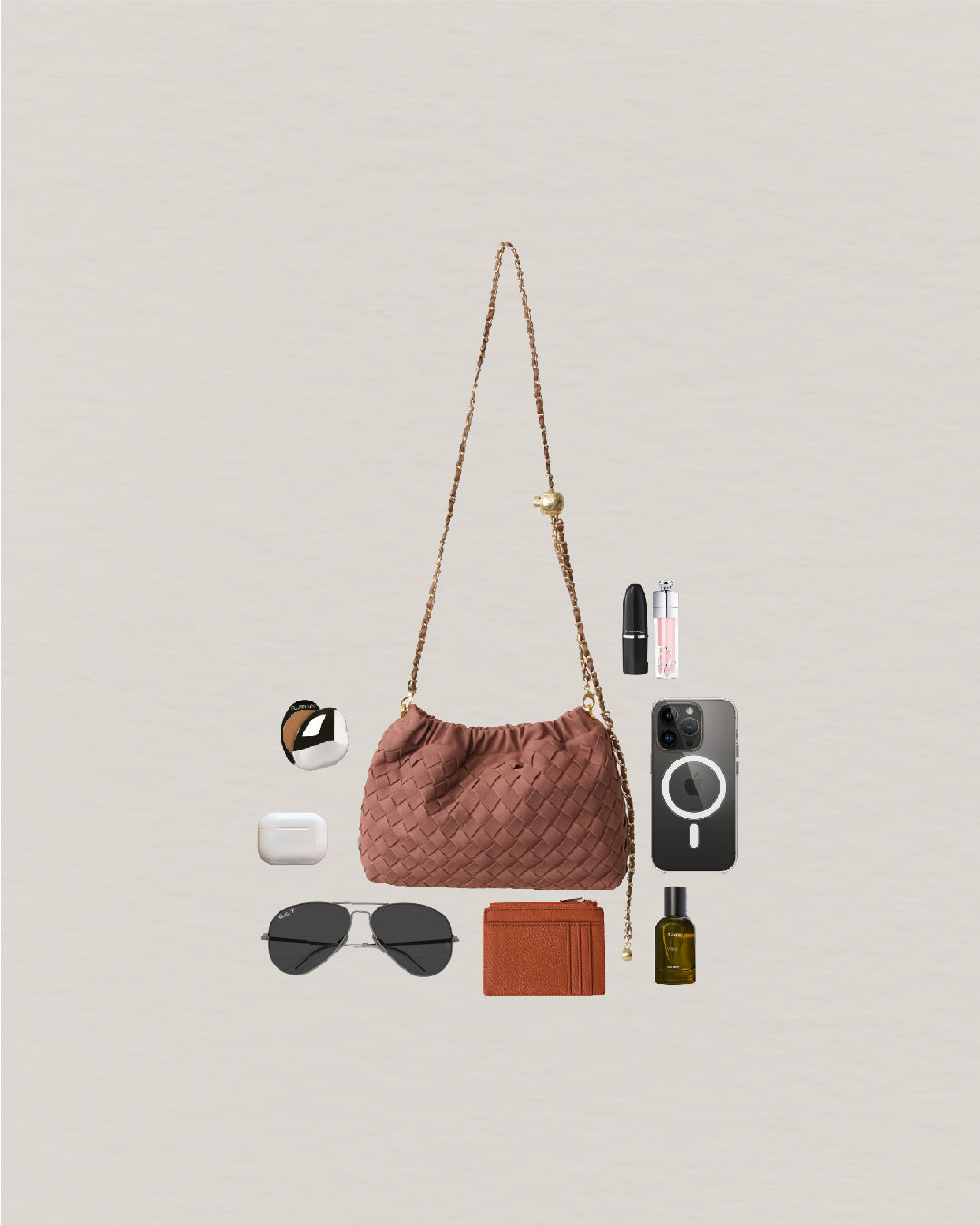 Artisan Signature Cloud Bag - Matte Chestnut