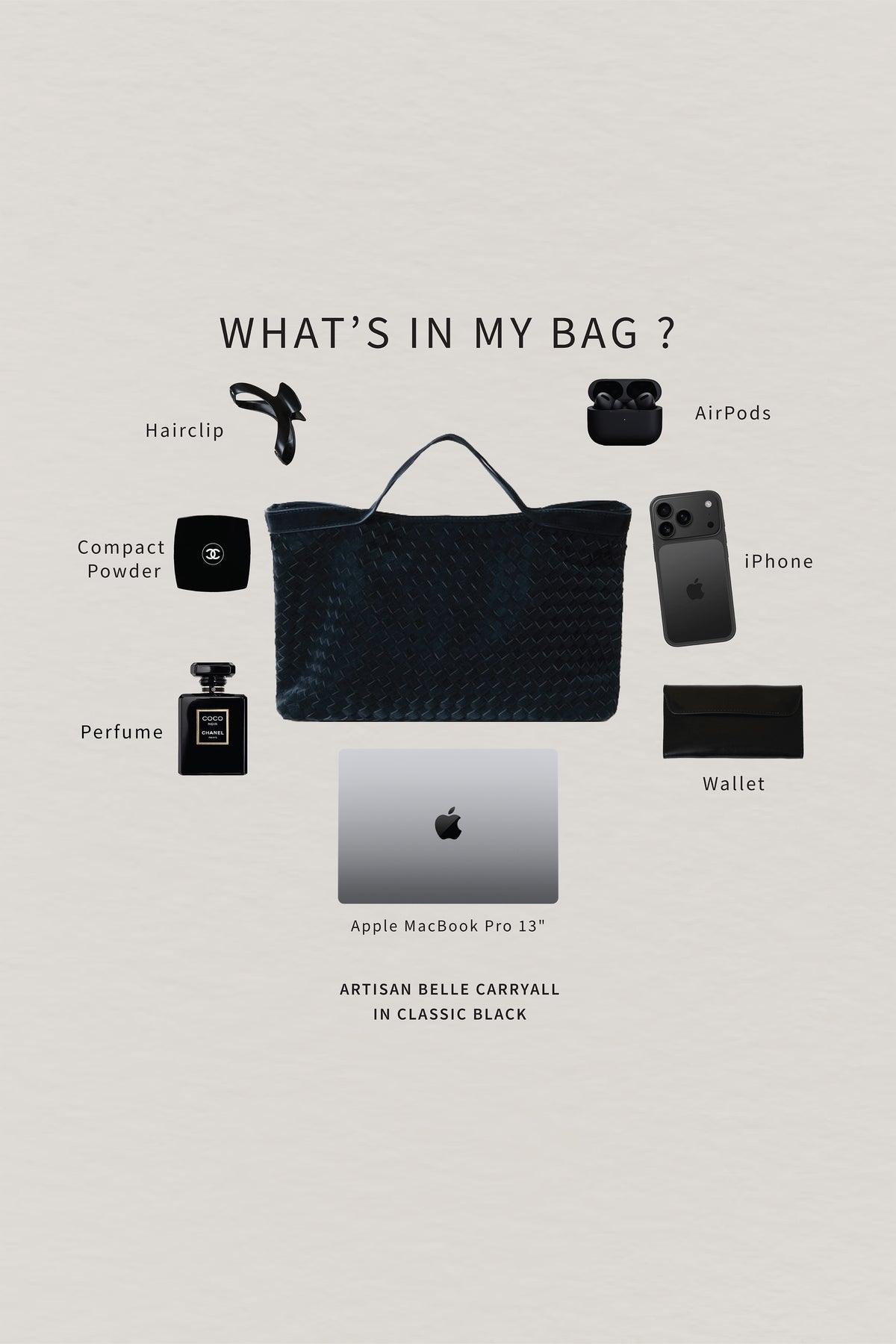 Artisan Belle Carryall - Classic Black
