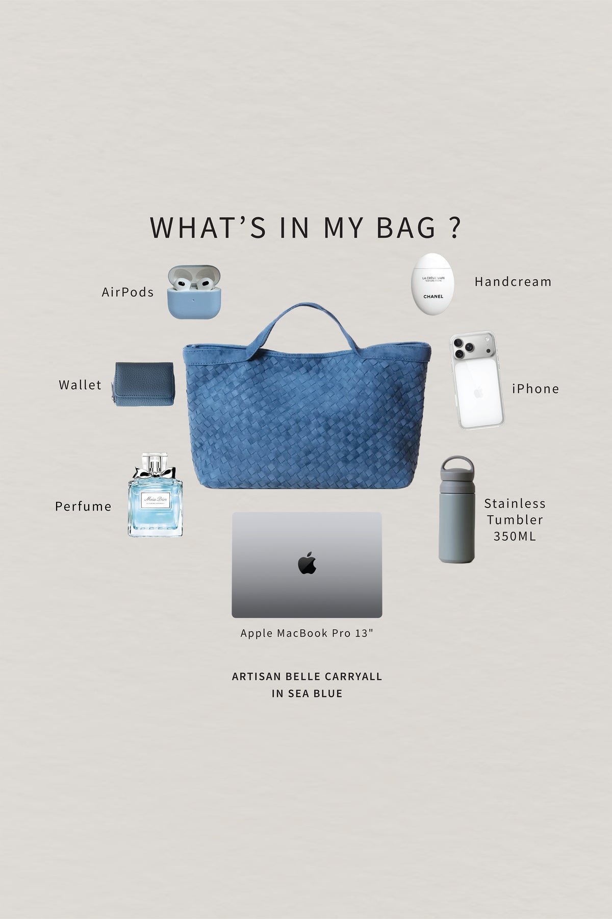 Artisan Belle Carryall - Sea Blue
