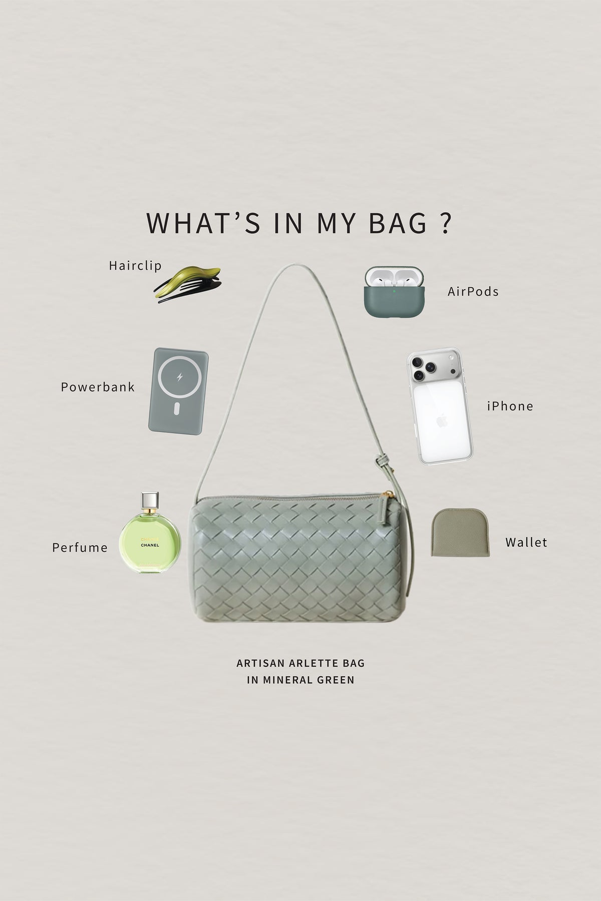 Artisan Arlette Bag - Mineral Green
