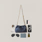 Artisan Signature Cloud Bag - Gunmetal Gray