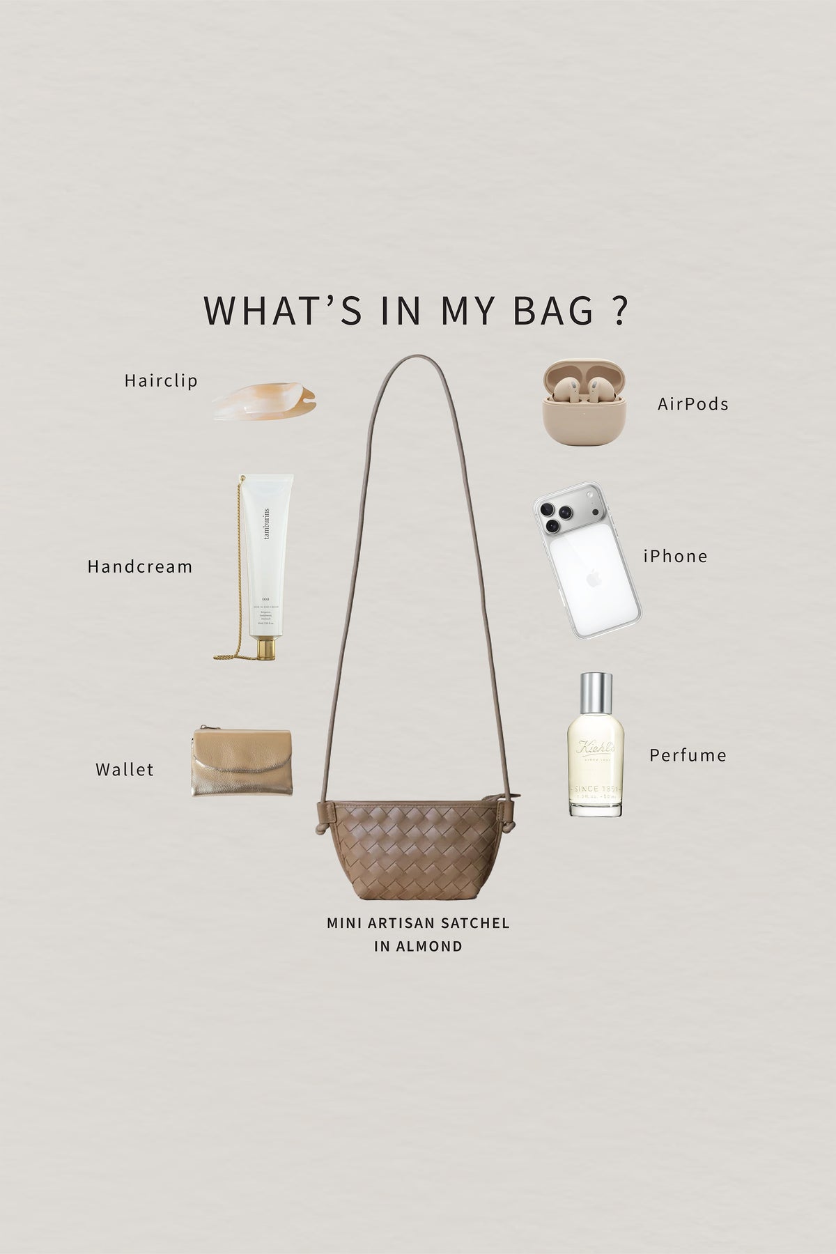 Mini Artisan Satchel - Almond