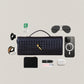 Artisan Crafted Flap Bag - Black Currant