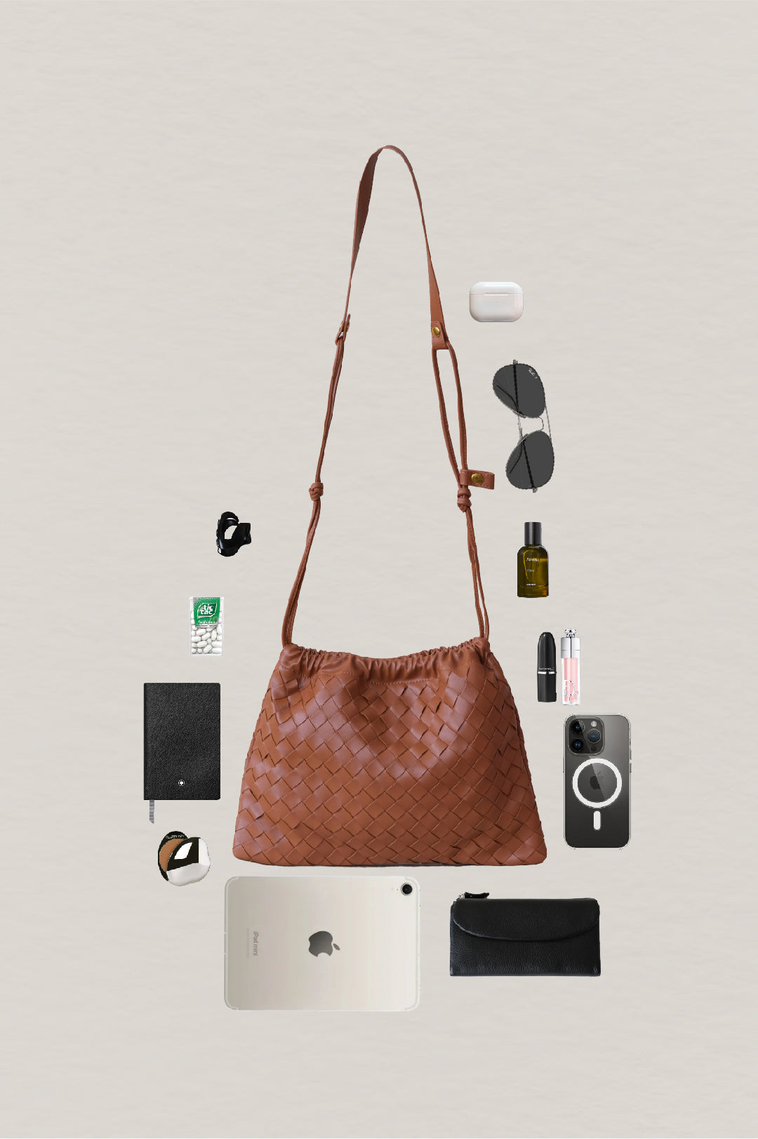 Artisan Cloud Satchel - Shinny Chestnut