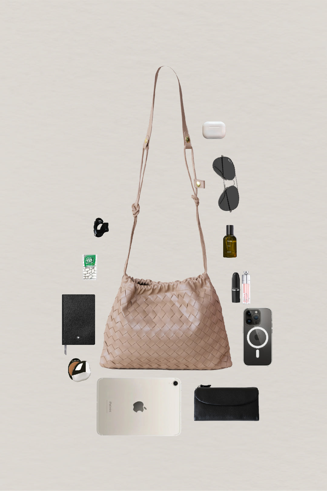 Artisan Cloud Satchel - Almond