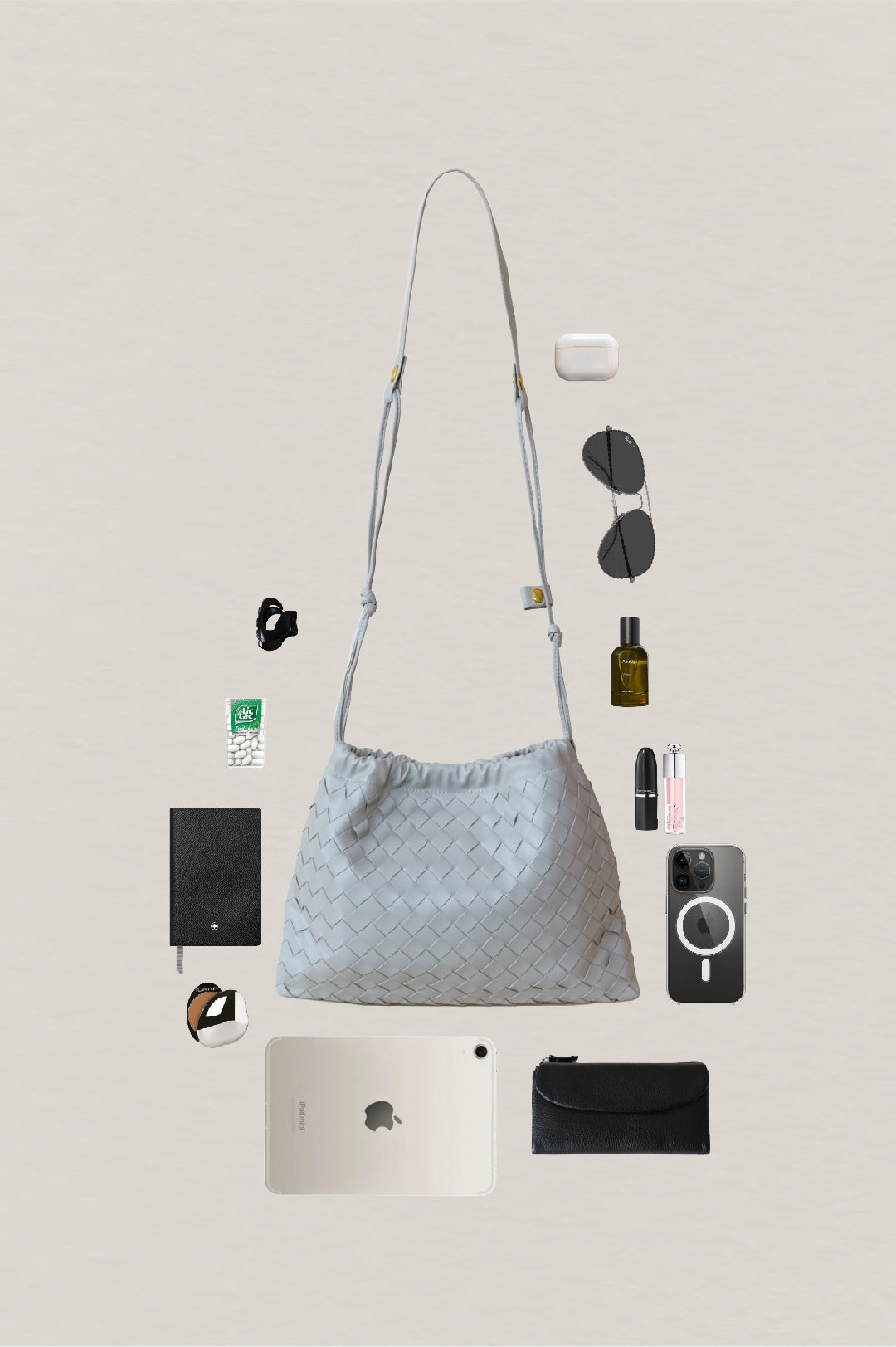 Artisan Cloud Satchel - Agate Grey