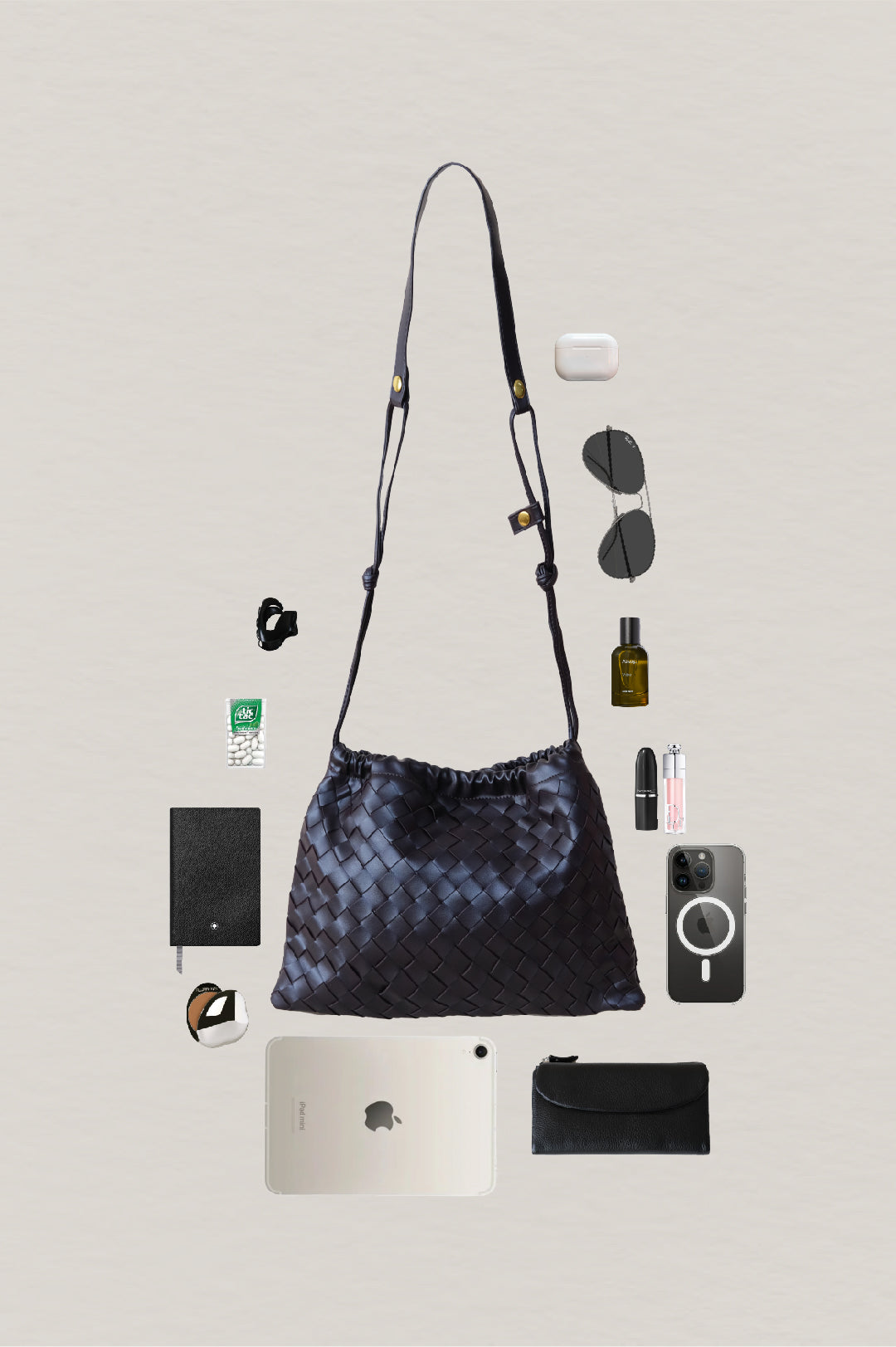 Artisan Cloud Satchel - Black Currant