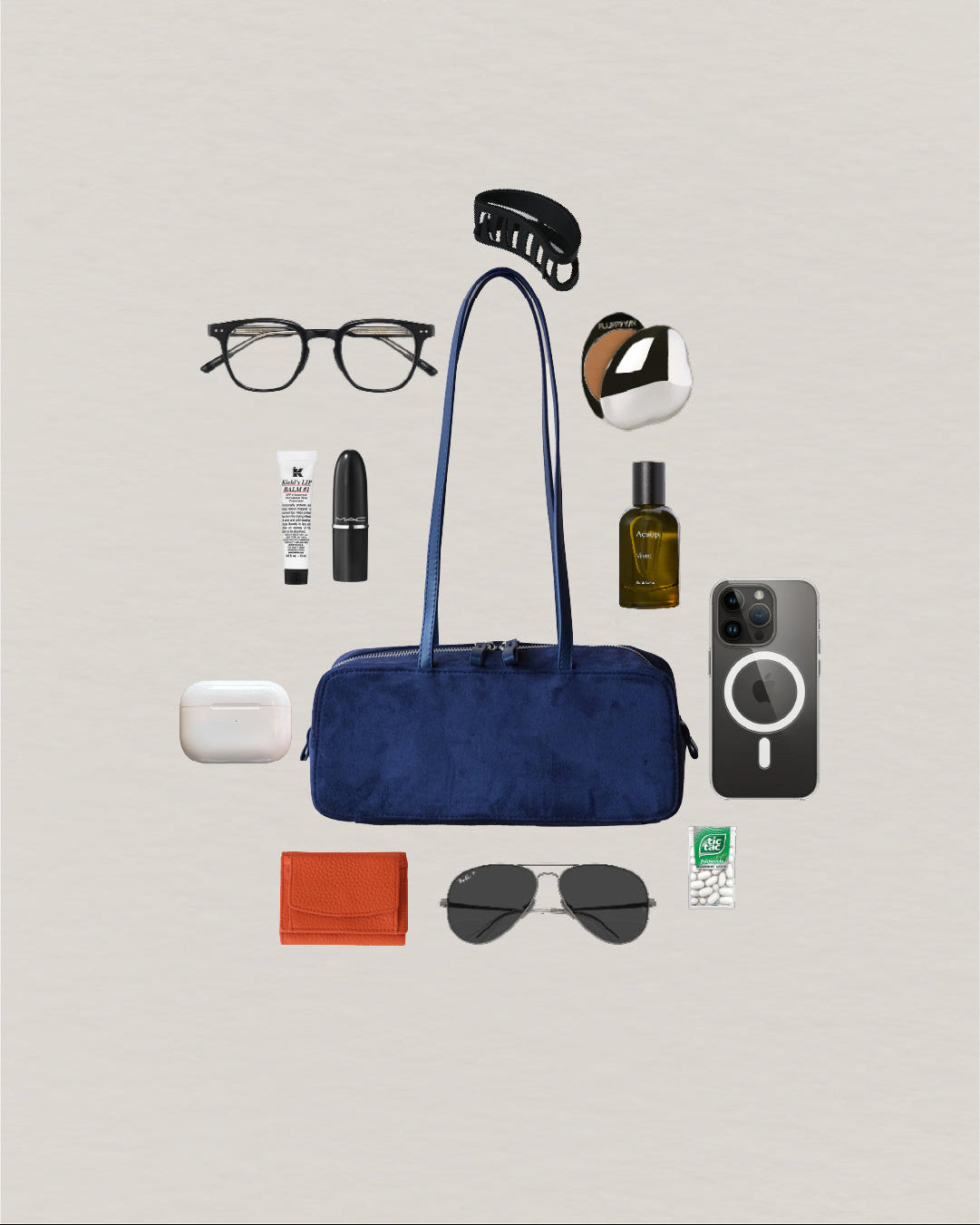 Éclat Everyday Shoulder Bag - Dark Blue