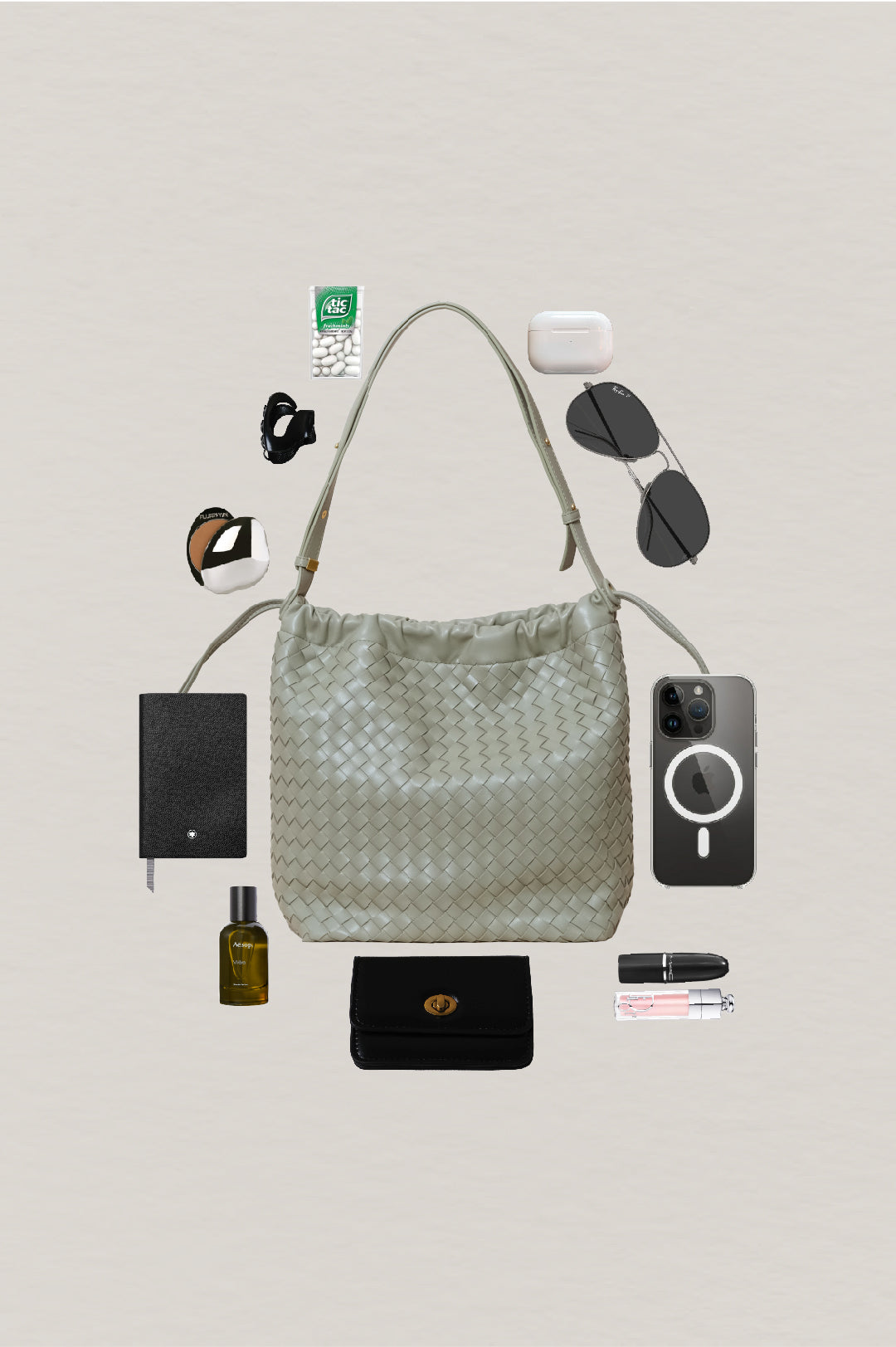 Artisan Classic Slouch Bag - Mineral Green
