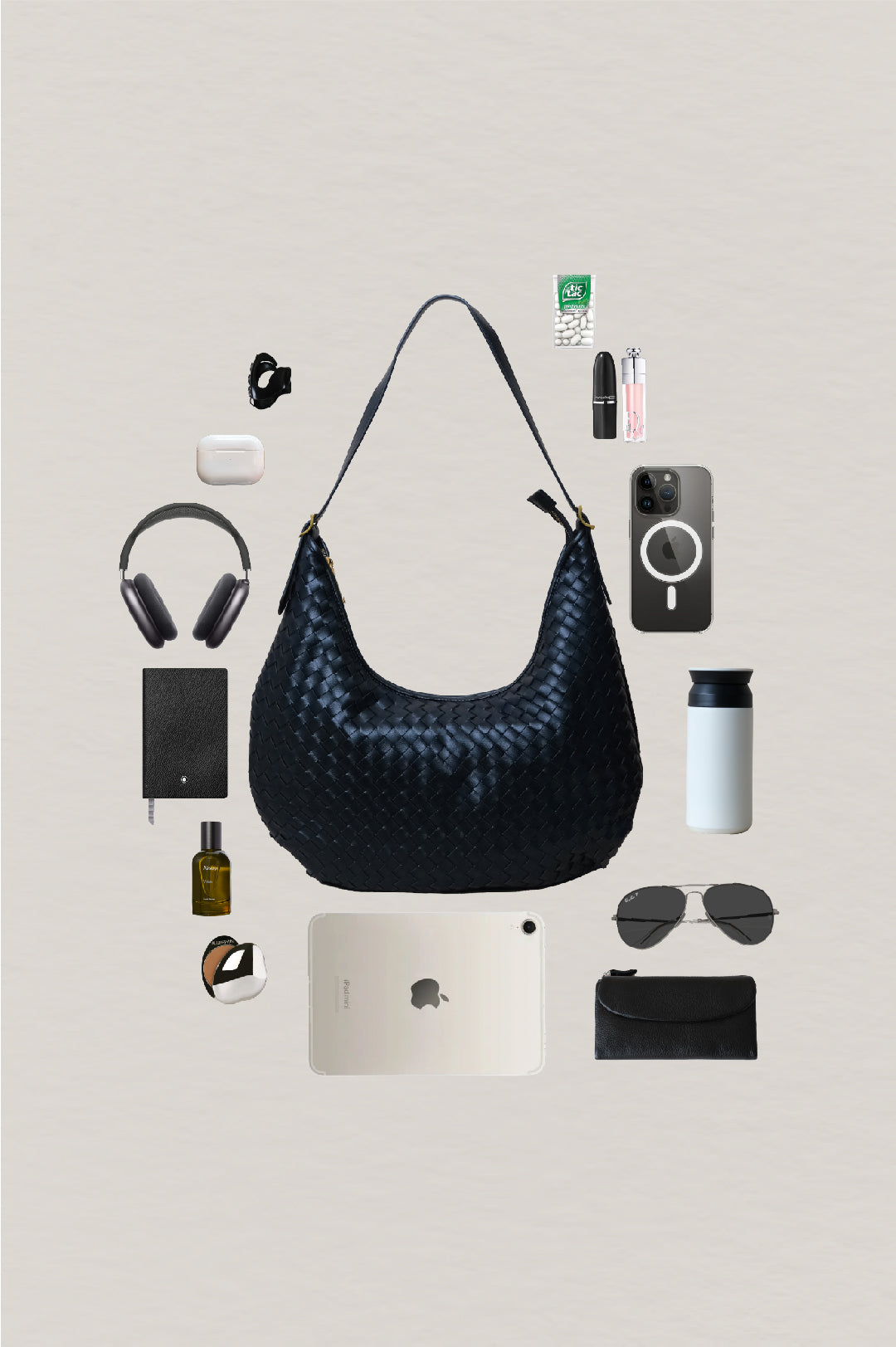 Artisan Classic Moon Bag - Shinny Black