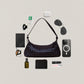 Maison Artisan Colette Baguette Bag - Black Currant