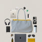 Noir Atelier Utility Tote - Grey Yellow
