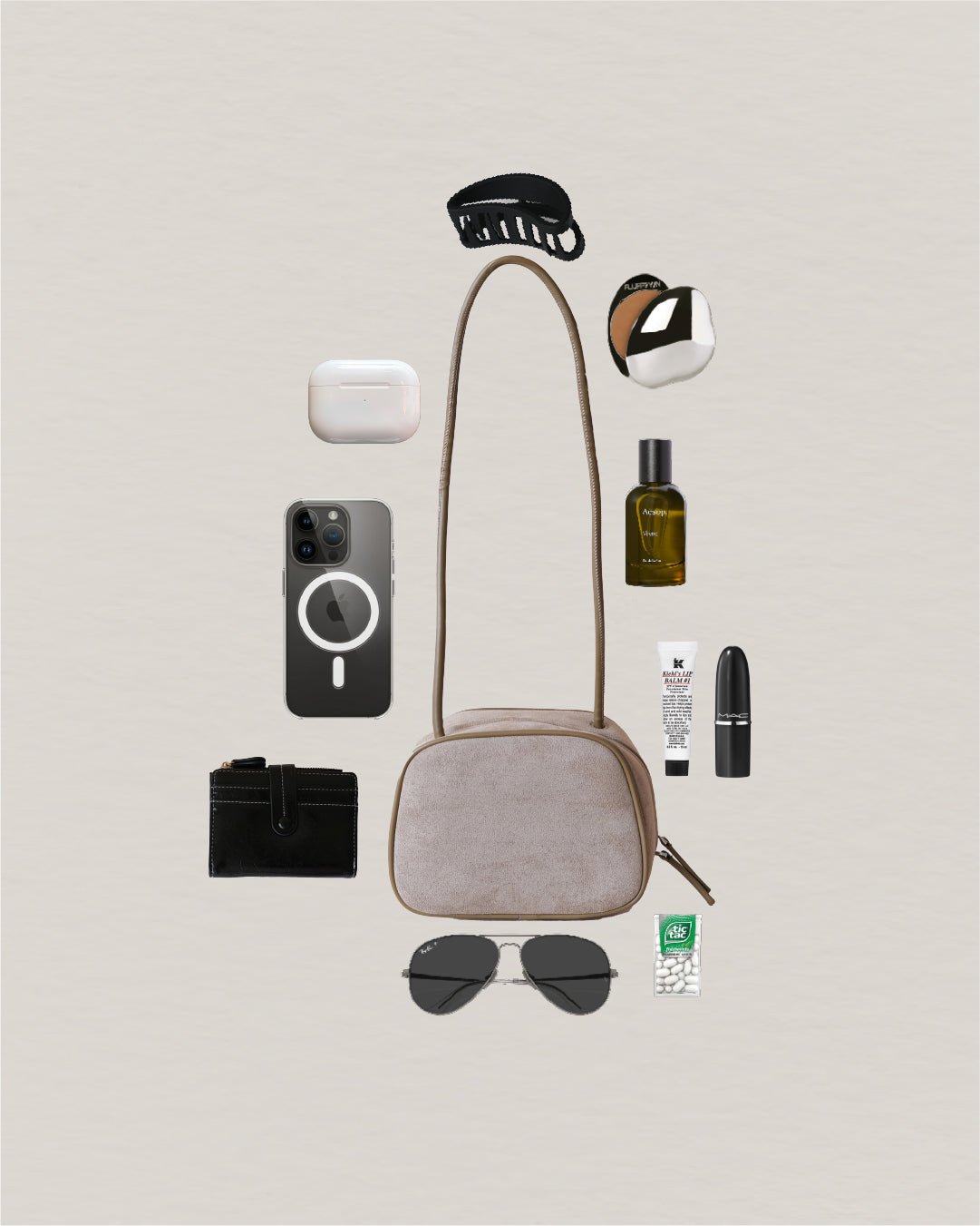 The Atelier Box Bag - Almond