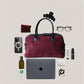The Atelier Soft Tote - Wine Red