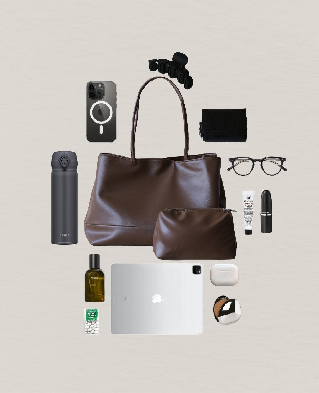 Maison Classic Tote - Coffee