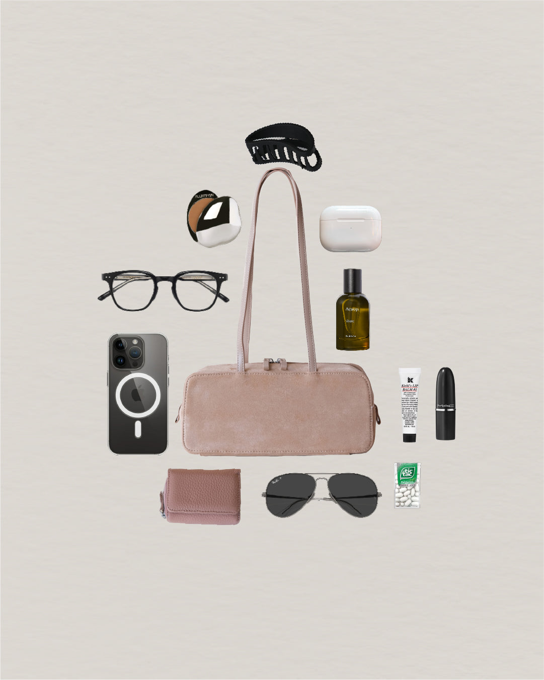 Éclat Everyday Shoulder Bag - Almond