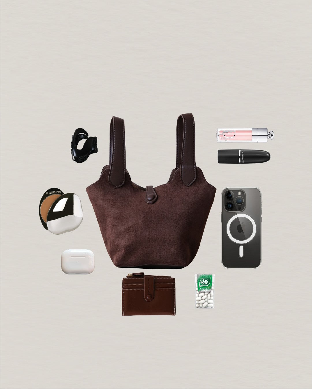 Époque Bucket Bag - Coffee