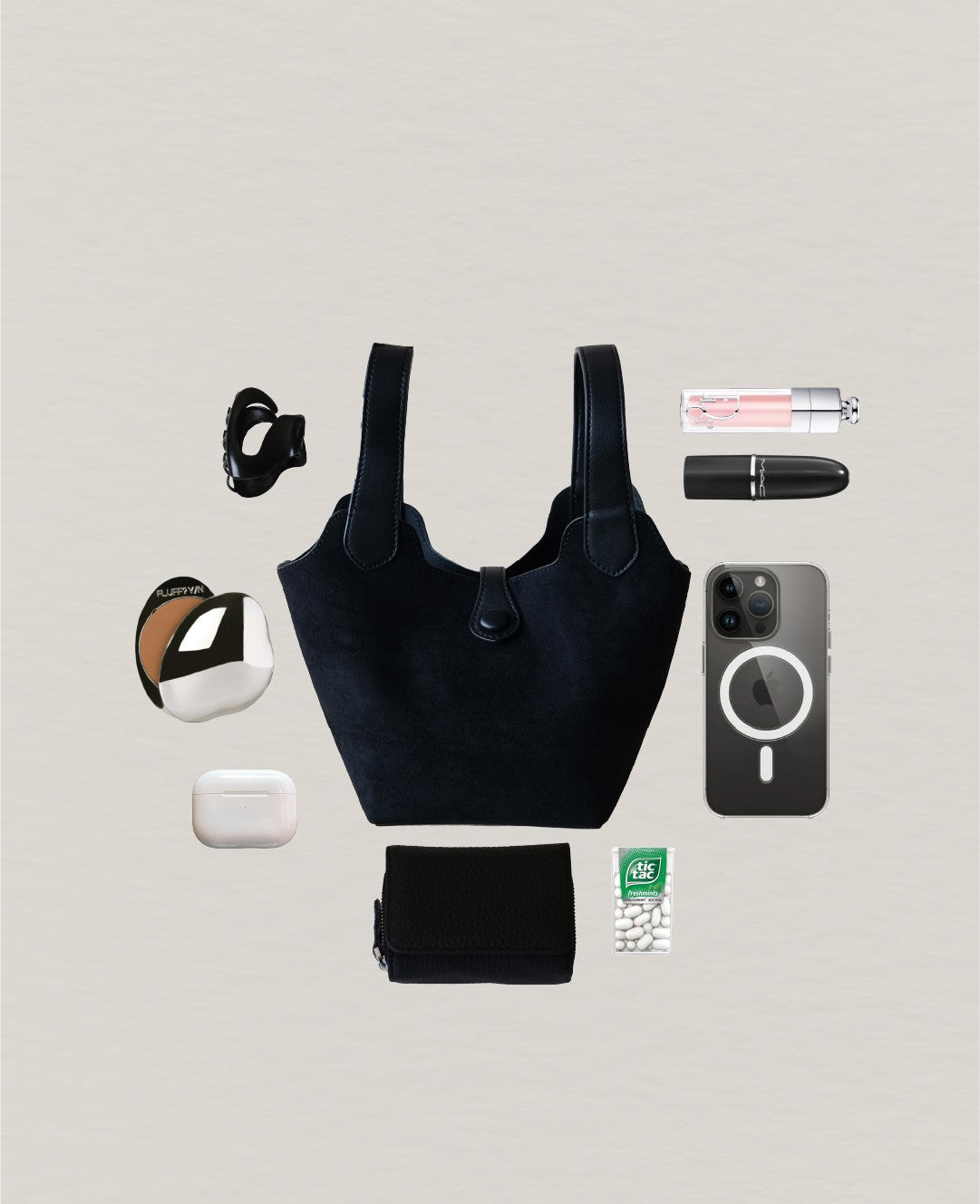 Époque Bucket Bag - Classic Black