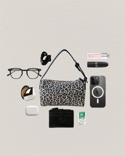 Matte Lumi Mini - Beige Leopard Print