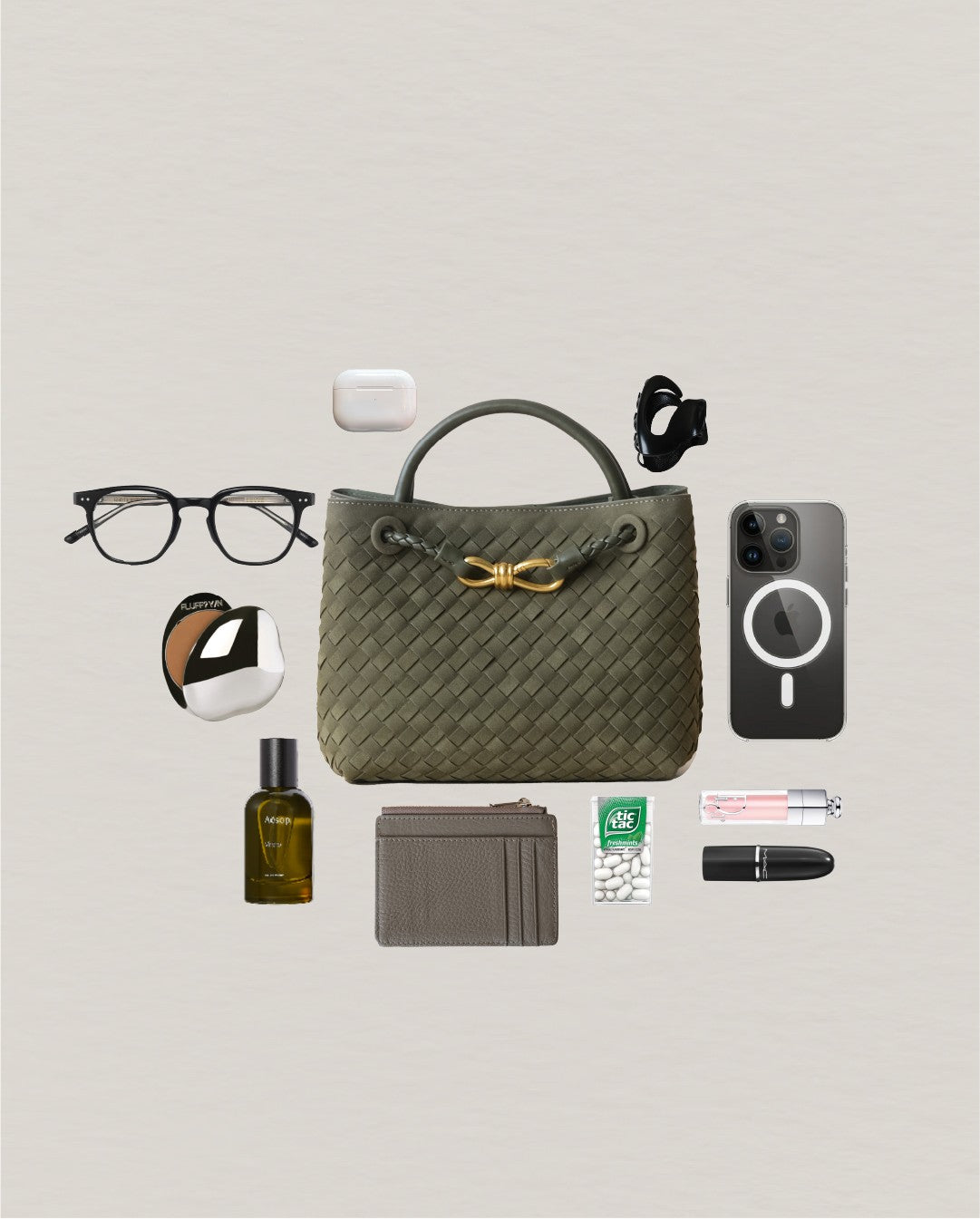 Artisan Velora Tote - Olive Green