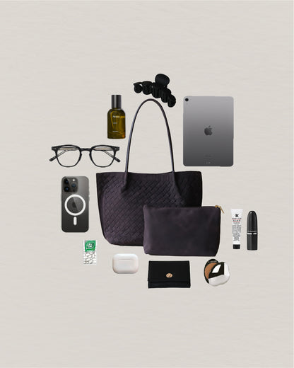 The Artisan Grande Tote - Dark Chocolate