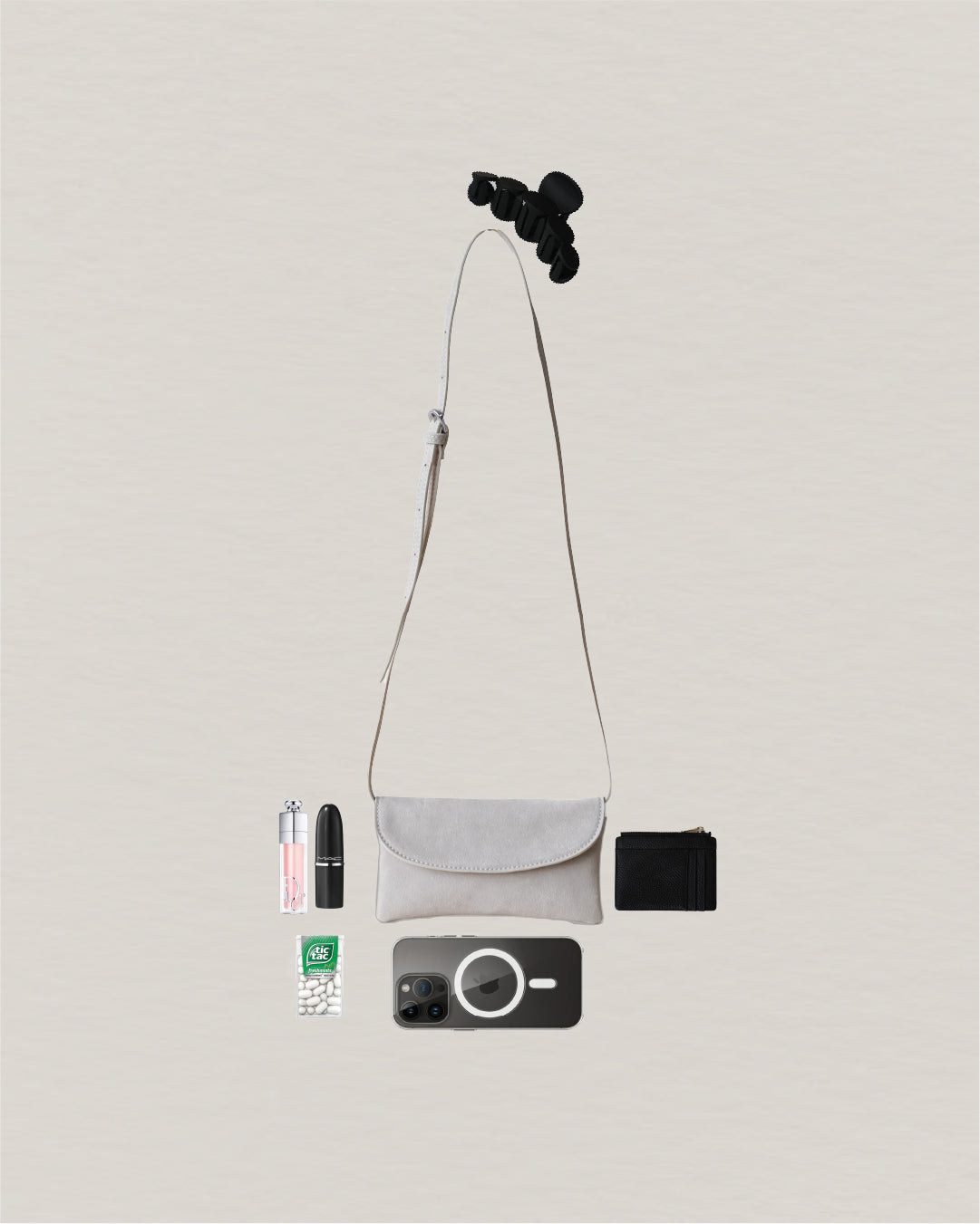 Élise Mini Crossbody - Almond