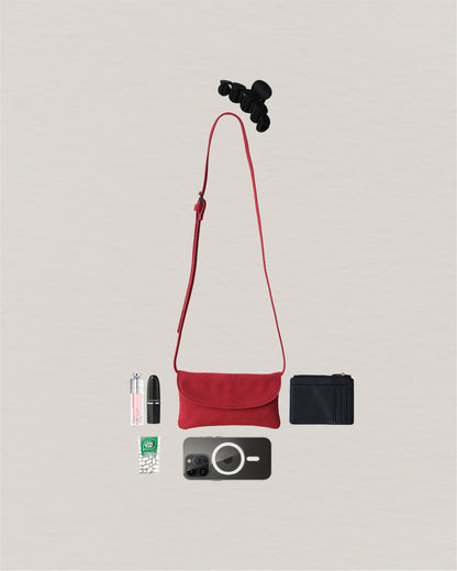 Élise Mini Crossbody - Red