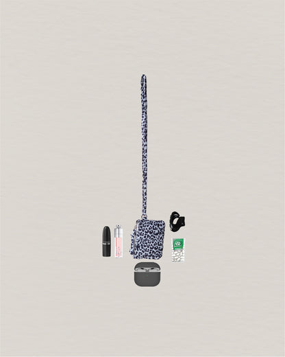 Élodie Mini Bag - White Leopard Print