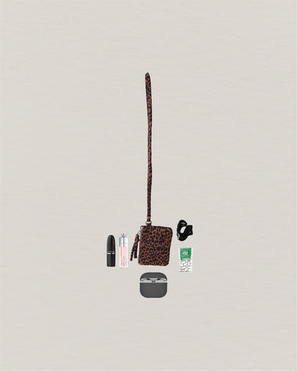 Élodie Mini Bag - Brown Leopard Print